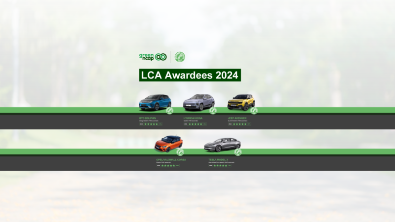 Green NCAP Announces Final LCA Awardees: The Greenest Cars of 2024